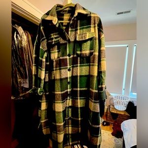 Long shacket from Amazon… very warm and stylish! Originally over 50.00. Size L